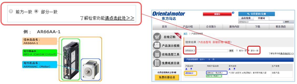 “部分一致”检索