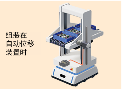 组装在自动位移装置时